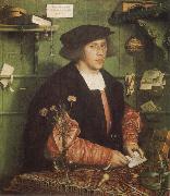 Hans holbein the younger Portrait of the Merchant Georg Gisze Sweden oil painting artist